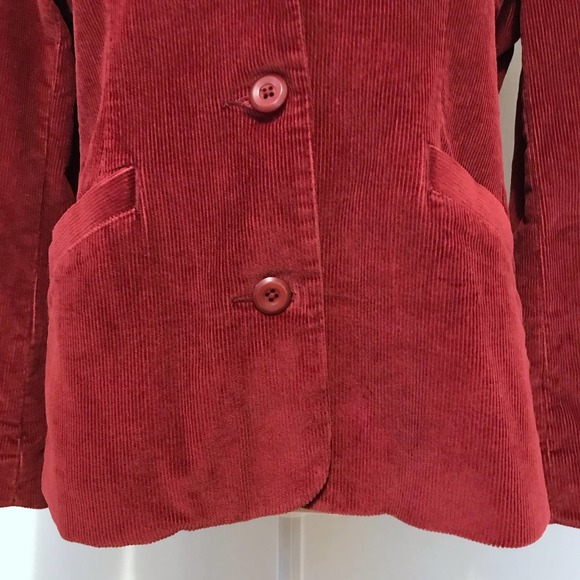 ❌SOLD❌ L.L. Bean Corduroy Blazer Jacket Women 8P - Picture 3 of 11